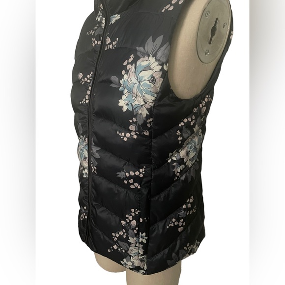 LOFT floral puffer vest Size XXS - Picture 3 of 10